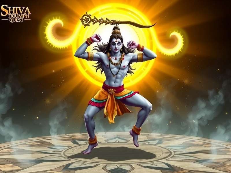 Shiva performing Tandava dance